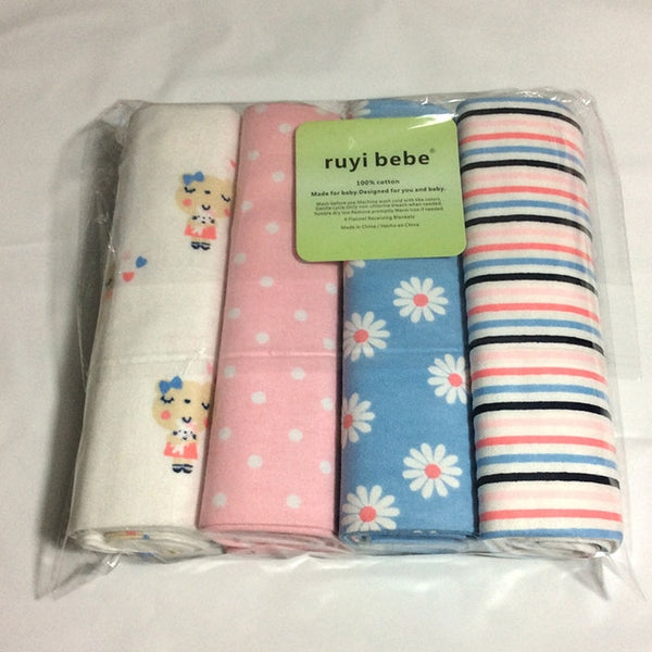 4Pcs/Pack  Supersoft Baby Blanket