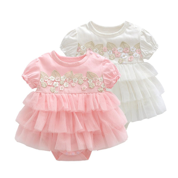 Floral Infant Baby Girl Bodysuit