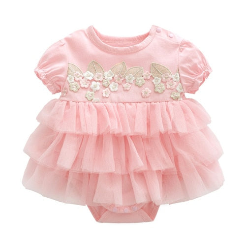 Floral Infant Baby Girl Bodysuit
