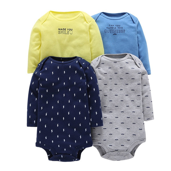 Long Sleeve Cartoon Baby Bodysuit