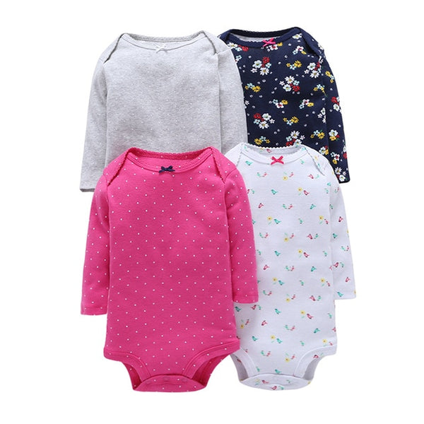 Long Sleeve Cartoon Baby Bodysuit