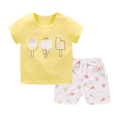 Grey Dogs Pattern Baby Boy Clothing Sets