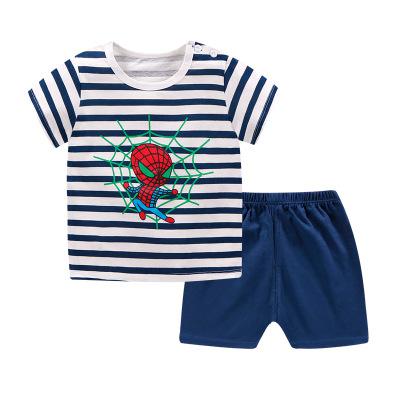 Grey Dogs Pattern Baby Boy Clothing Sets