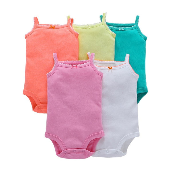 5 pcs Long Sleeve Baby Bodysuits