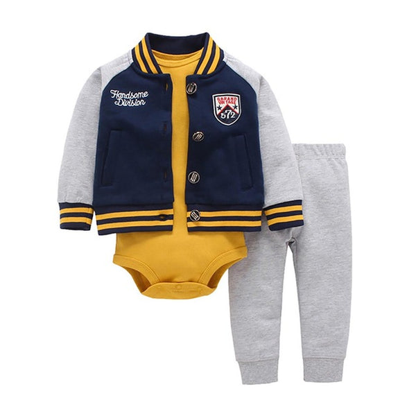 3pcs Cotton Baby Clothing Sets