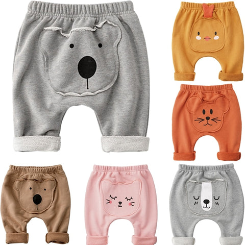 Cartoon Animals Baby Pants
