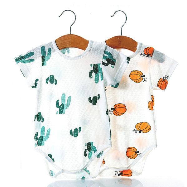 Short Sleeve Cotton Baby Bodysuit