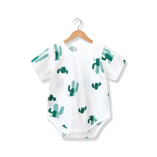 Short Sleeve Cotton Baby Bodysuit