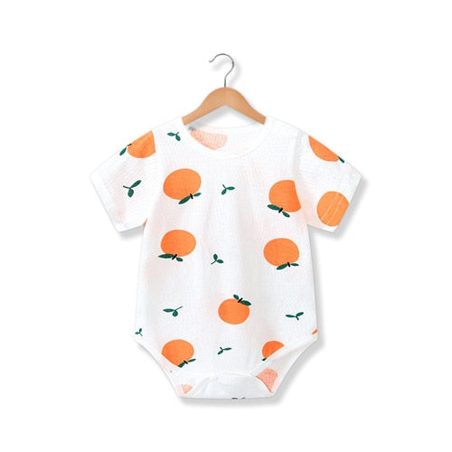 Short Sleeve Cotton Baby Bodysuit