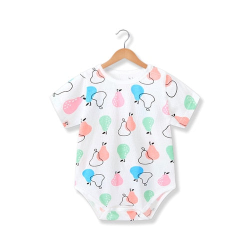 Short Sleeve Cotton Baby Bodysuit