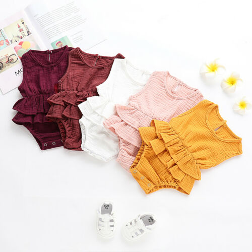Sleeveless Baby Girl Bodysuit