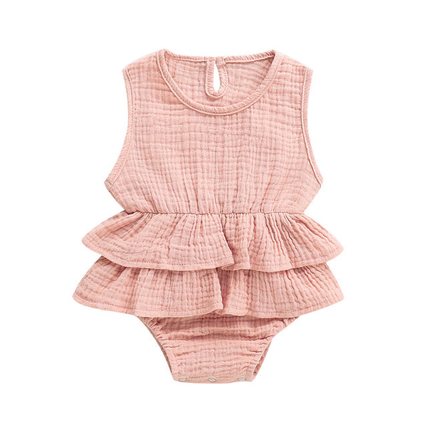 Sleeveless Baby Girl Bodysuit