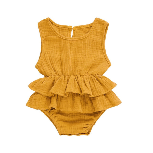 Sleeveless Baby Girl Bodysuit